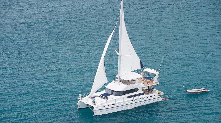 70ft Luxury Motor & Sailing Catamaran Featured